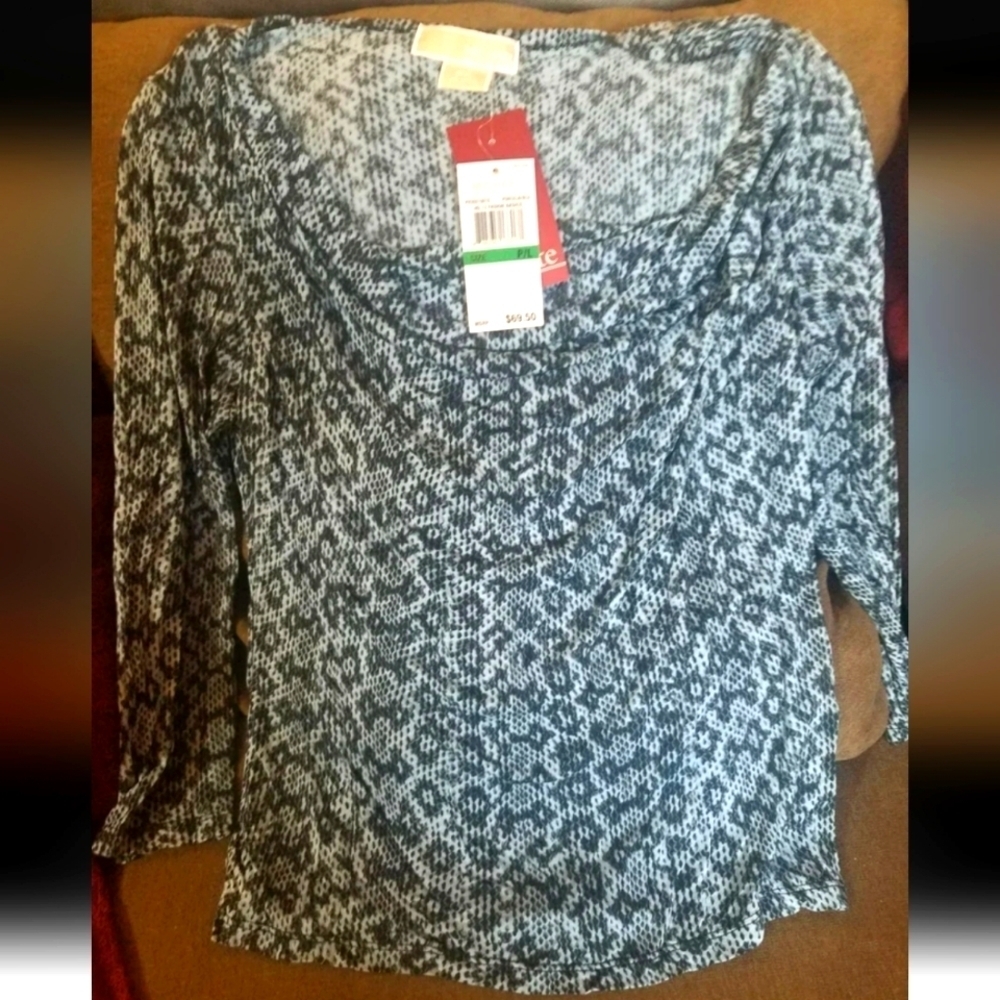 New,size L petite,tag blue,Michael Kors,petite,womens